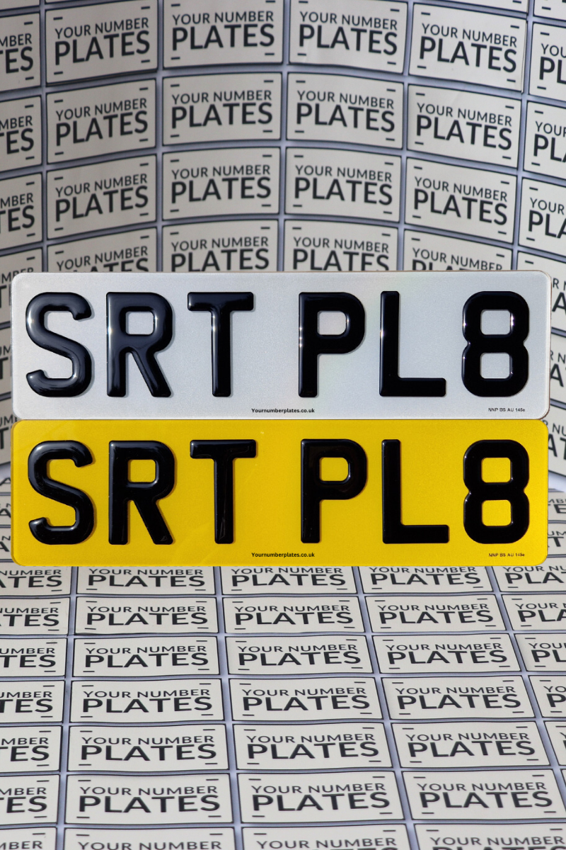 3D short plate 6 digit front and rear
