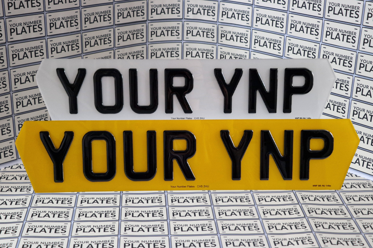 3D gel replacement car number plates ambo style