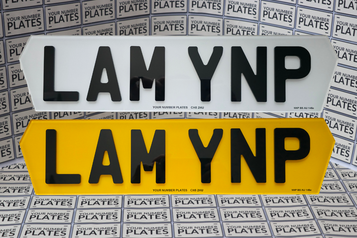 4d number plates set