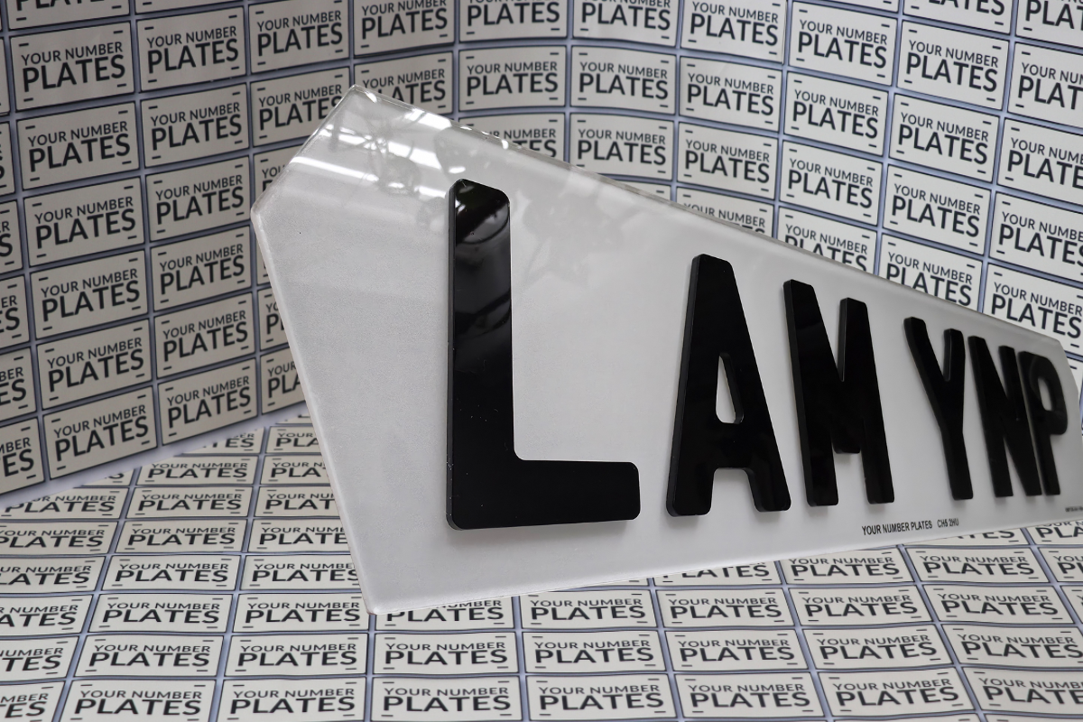 4d short lambo number plate