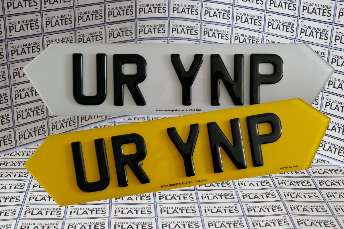 475mm hex 4d gel number plates
