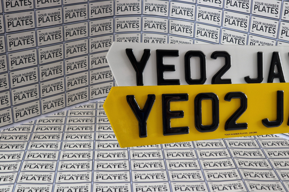 5d lambo style car number plates