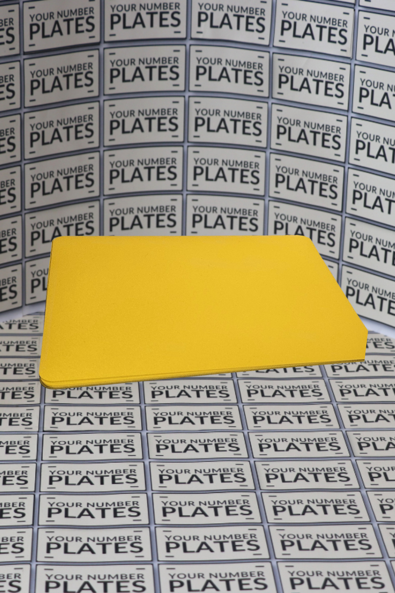 Motorcycle reflective yellow 237 mm x 178mm
