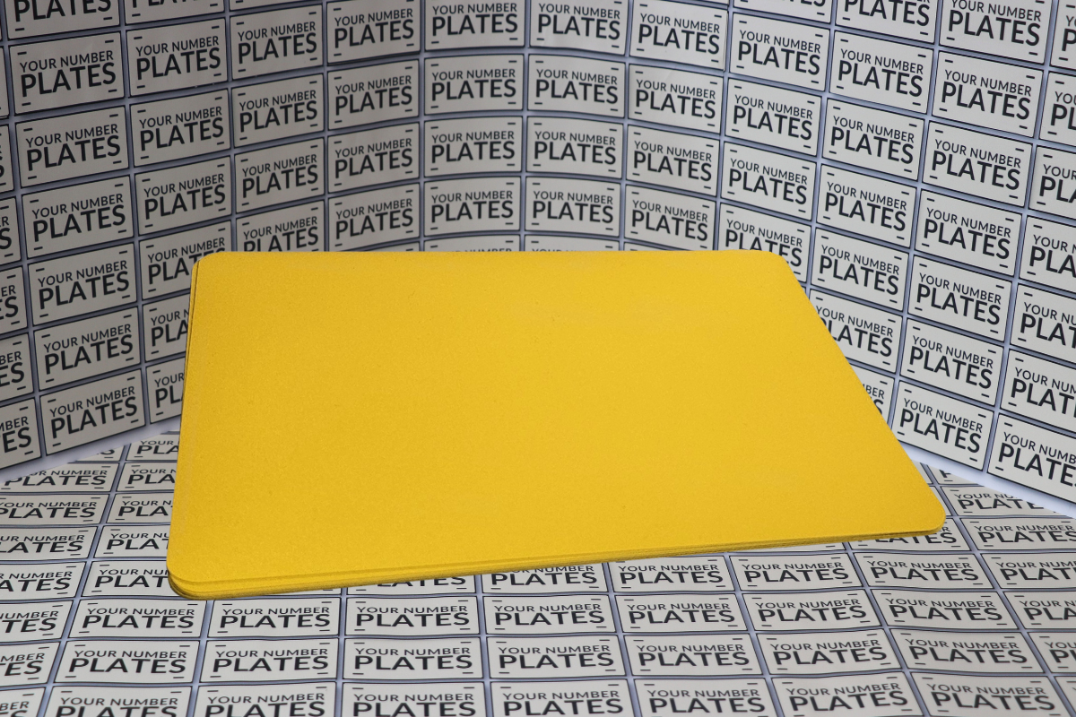 Motorcycle reflective yellow 237 mm x 178mm