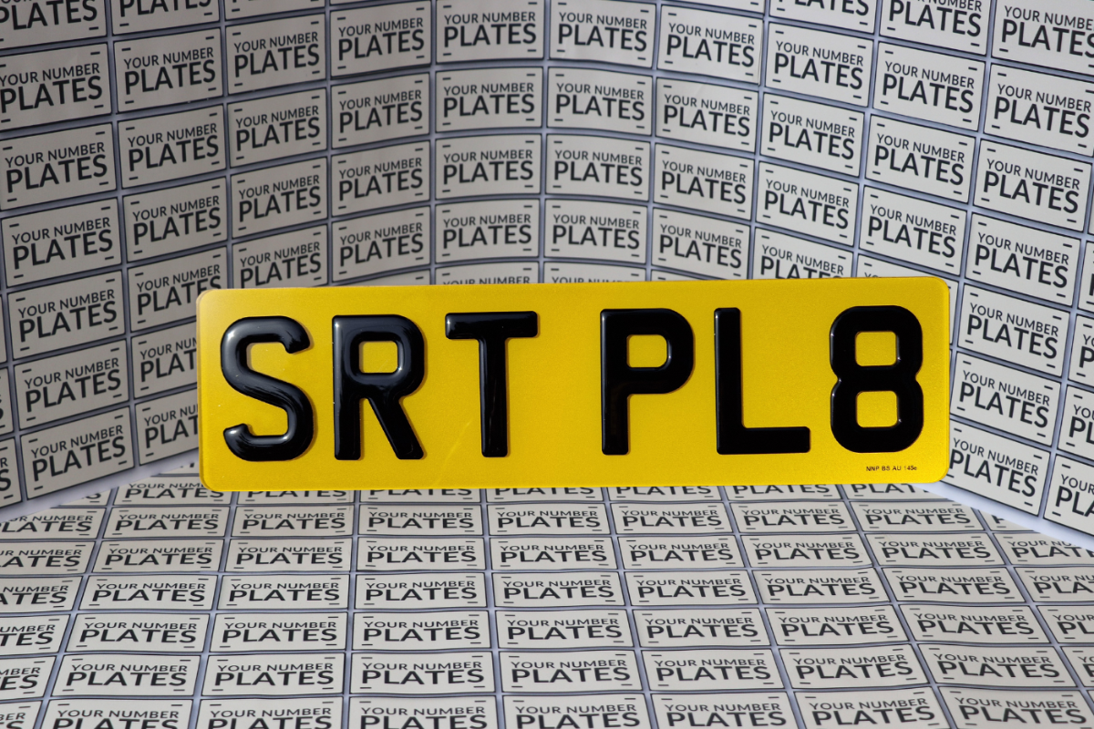 3D short plate 6 digit rear