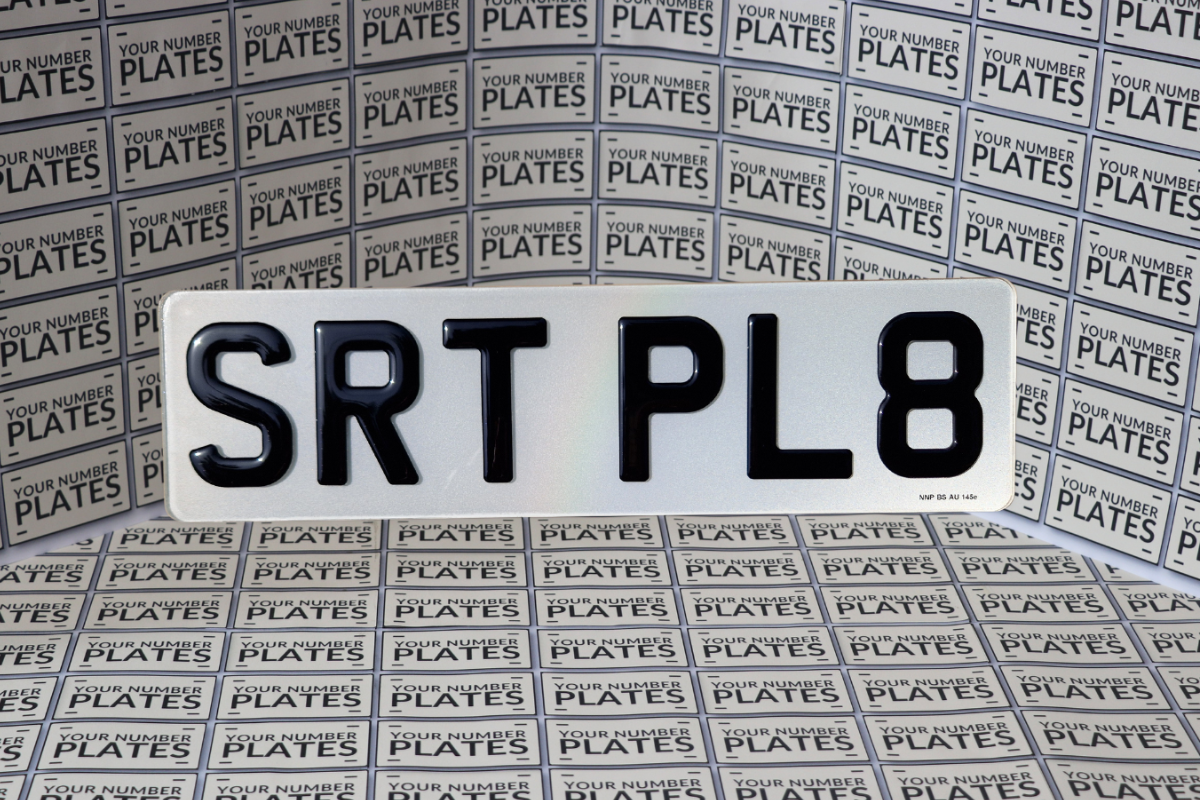 3D short plate 6 digit front