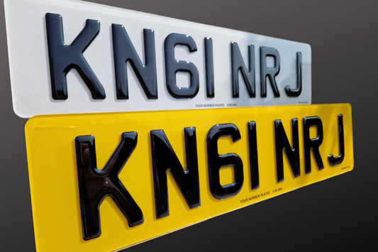 3d gel number plates set front and rear