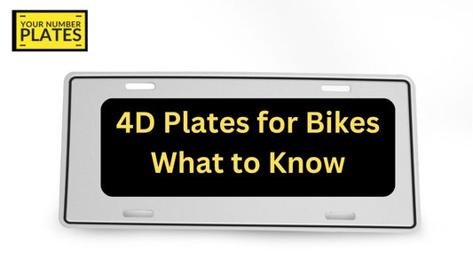 4D Plates for Bikes What to Know
