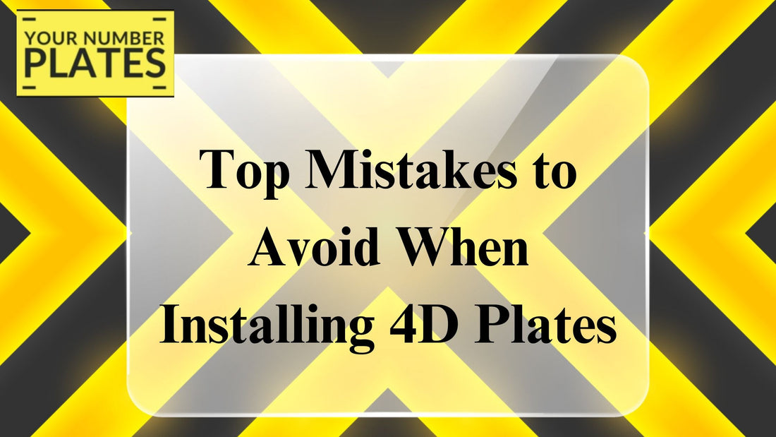 Learn the top mistakes to avoid when installing 4D plates. Ensure a secure, legal fit and prevent damage with these expert tips.
