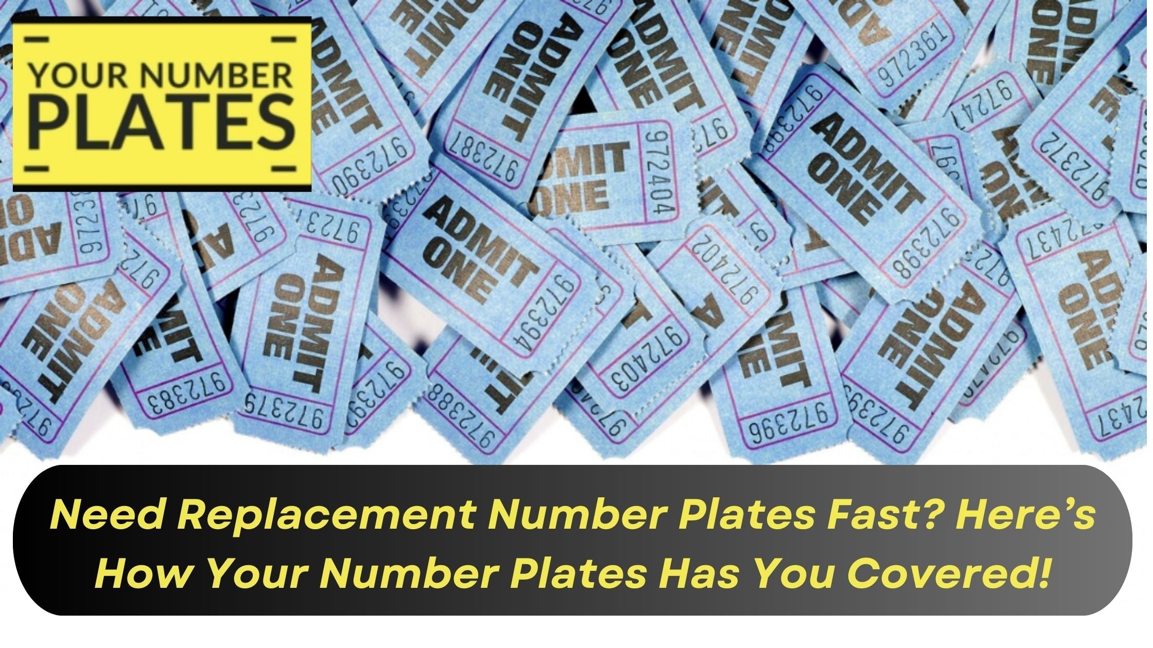 Need Numbers Need New Number Plates ASAP? Here’s the Quickest Way – Your Number Plates