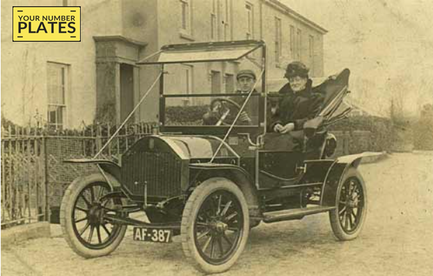 The history of number plates in UK