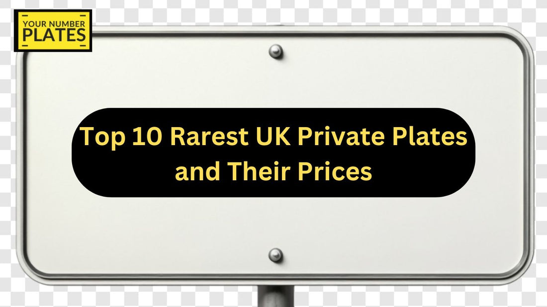 Discover the UK’s rarest private plates and their record prices. See which number plates topped the charts and why collectors love them.