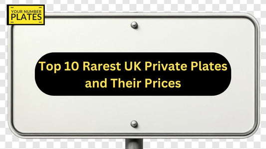 Discover the UK’s rarest private plates and their record prices. See which number plates topped the charts and why collectors love them.