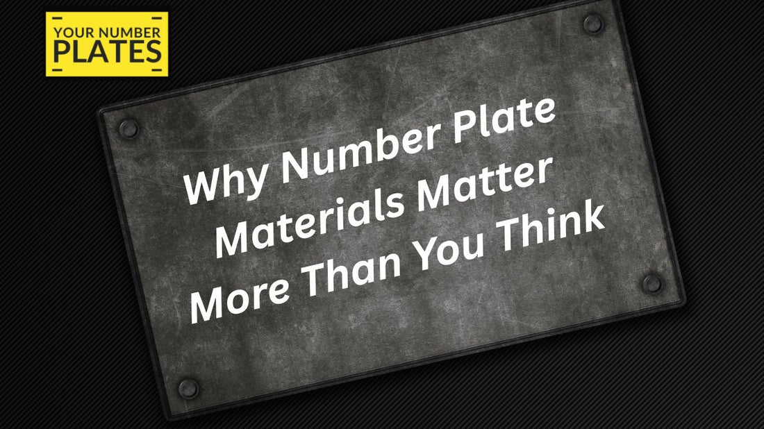 Not all number plates are made equal. Learn how materials affect durability, style, and legality—before you buy or replace your plate.