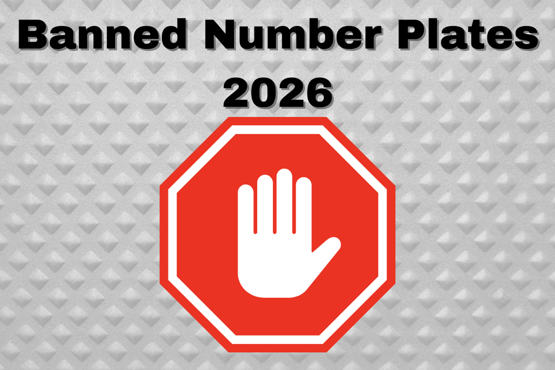 registration plates banned by dvla