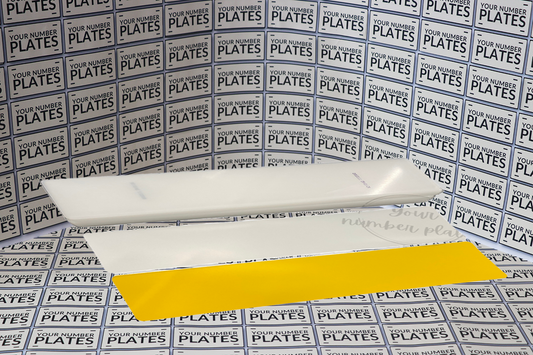 10 standard oblong number plate acrylics and reflective