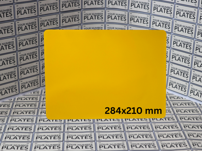 standard square yellow reflective 11x8