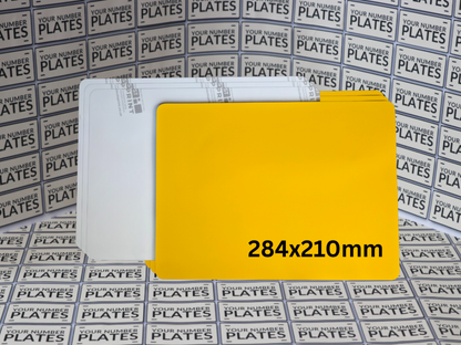 square trailer plate backing