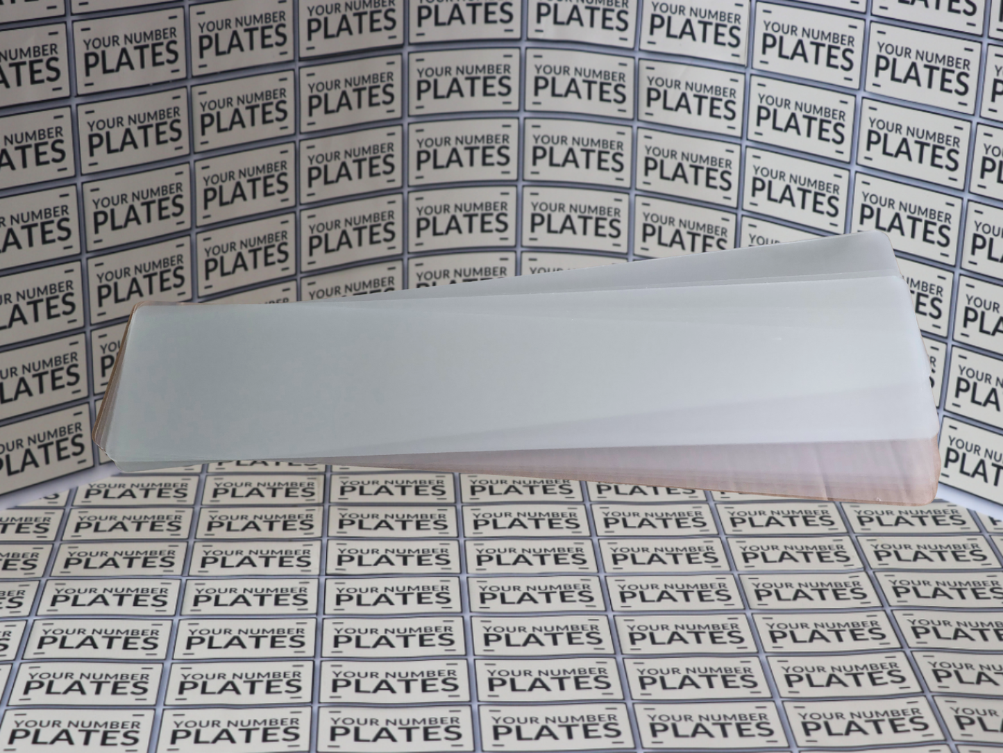 clear laser number plate film
