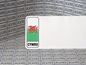 White Nikkalite reflective with Welsh flag identifier for number plates