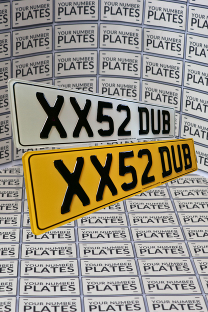 3D set of plates 7 digits 520x111mm
