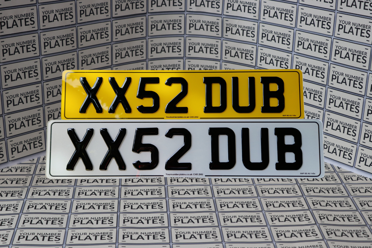 premium 3D gel set of replacement number plates