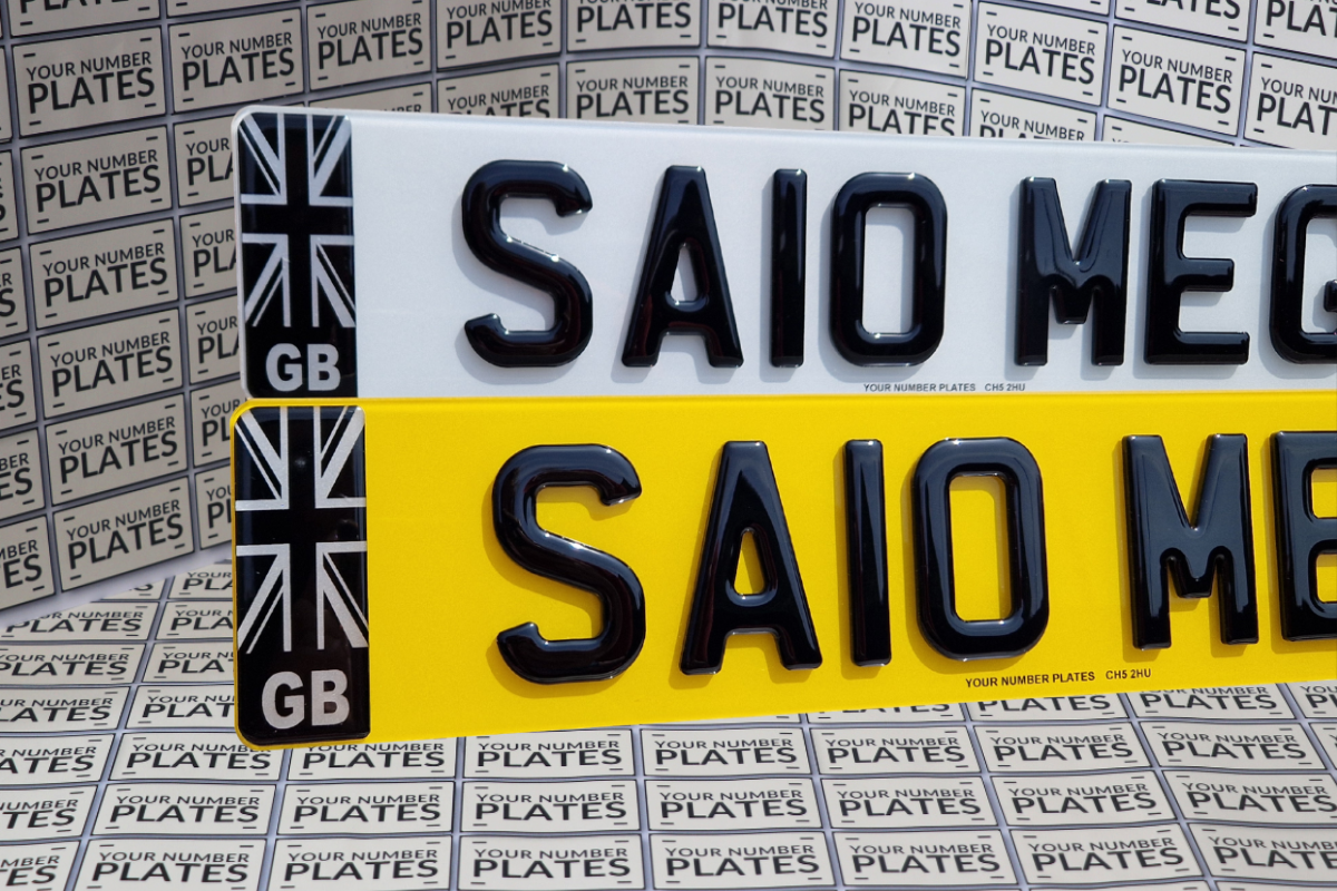 4D Gel  Number Plates
