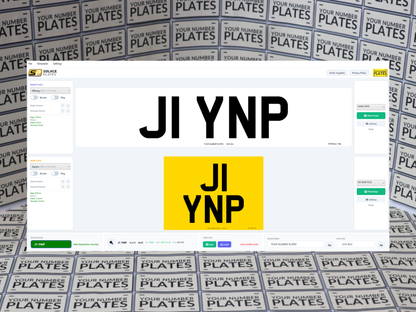 UK number plate builder software with 12 month licence