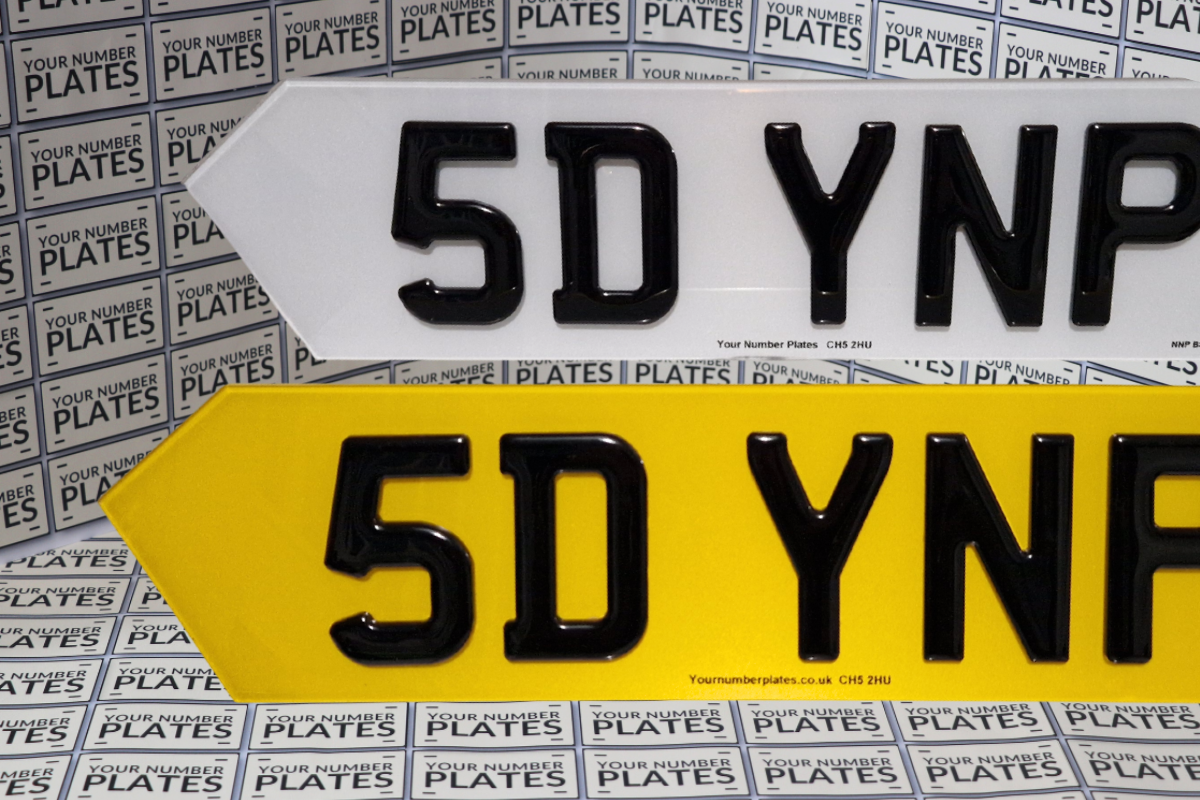 4d gel hex number plates