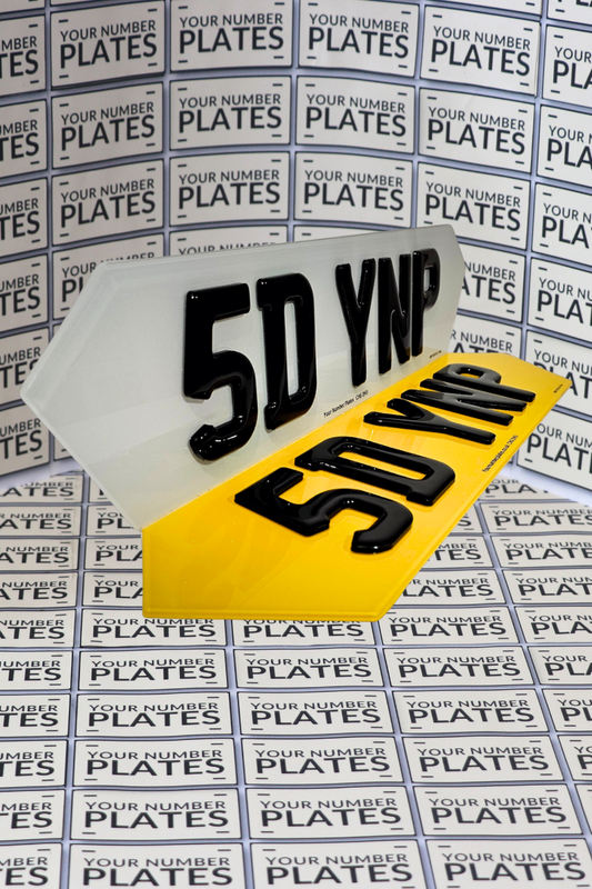 5D hex number plates