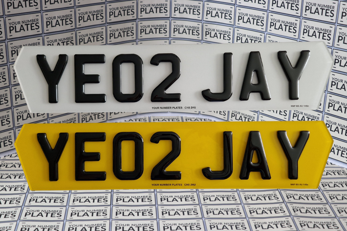 custom made lambo style car number plates