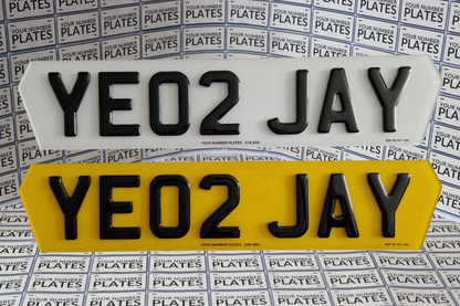 custom made lambo style car number plates