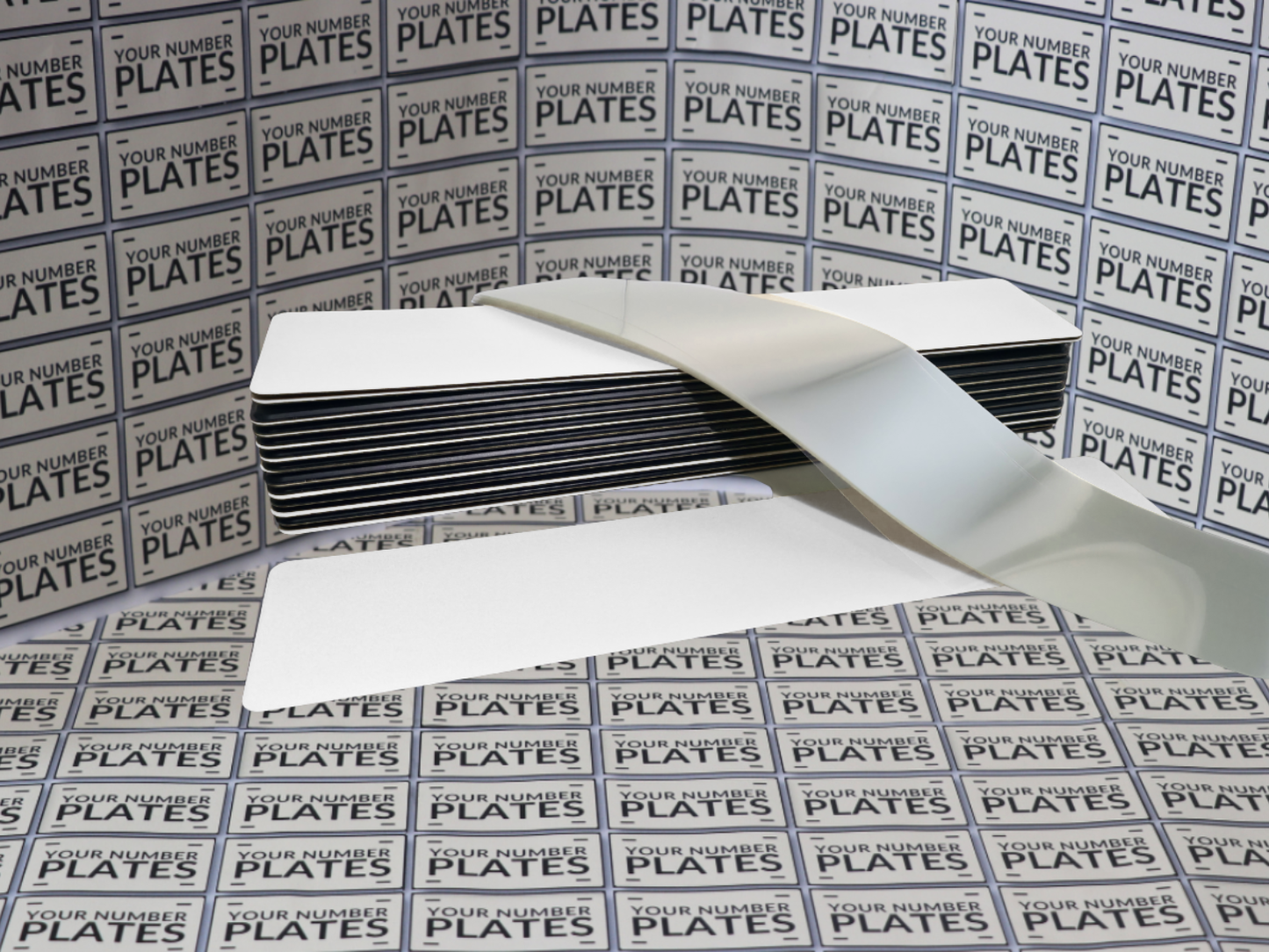 white OKI substrate panels and clear laser film