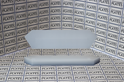 Huracan 425mm (17") Hex Plate 5 Full digit number plate