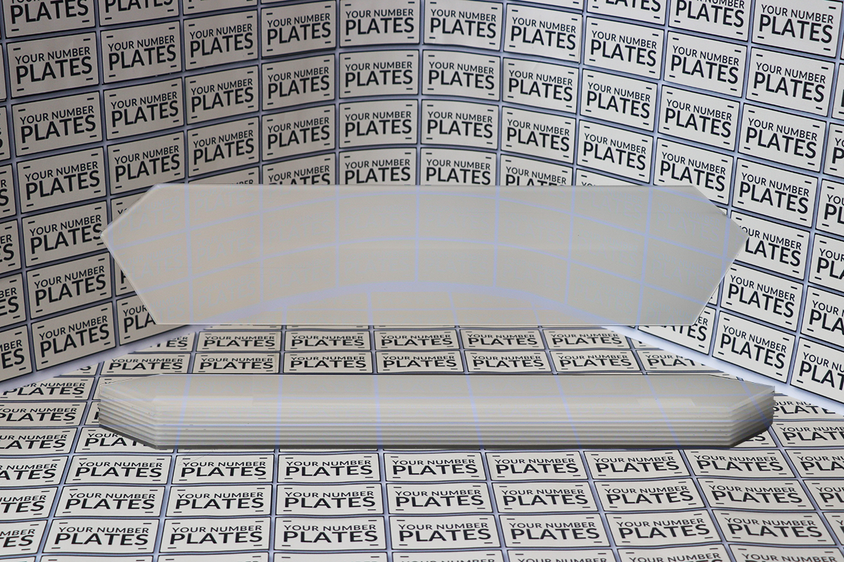 Huracan Hex style number plate acrylic  510 (20")