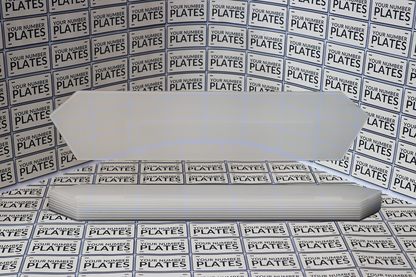 Huracan Hex style number plate acrylic  510 (20")