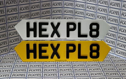 Huracan Style Hex 6 digit number plates