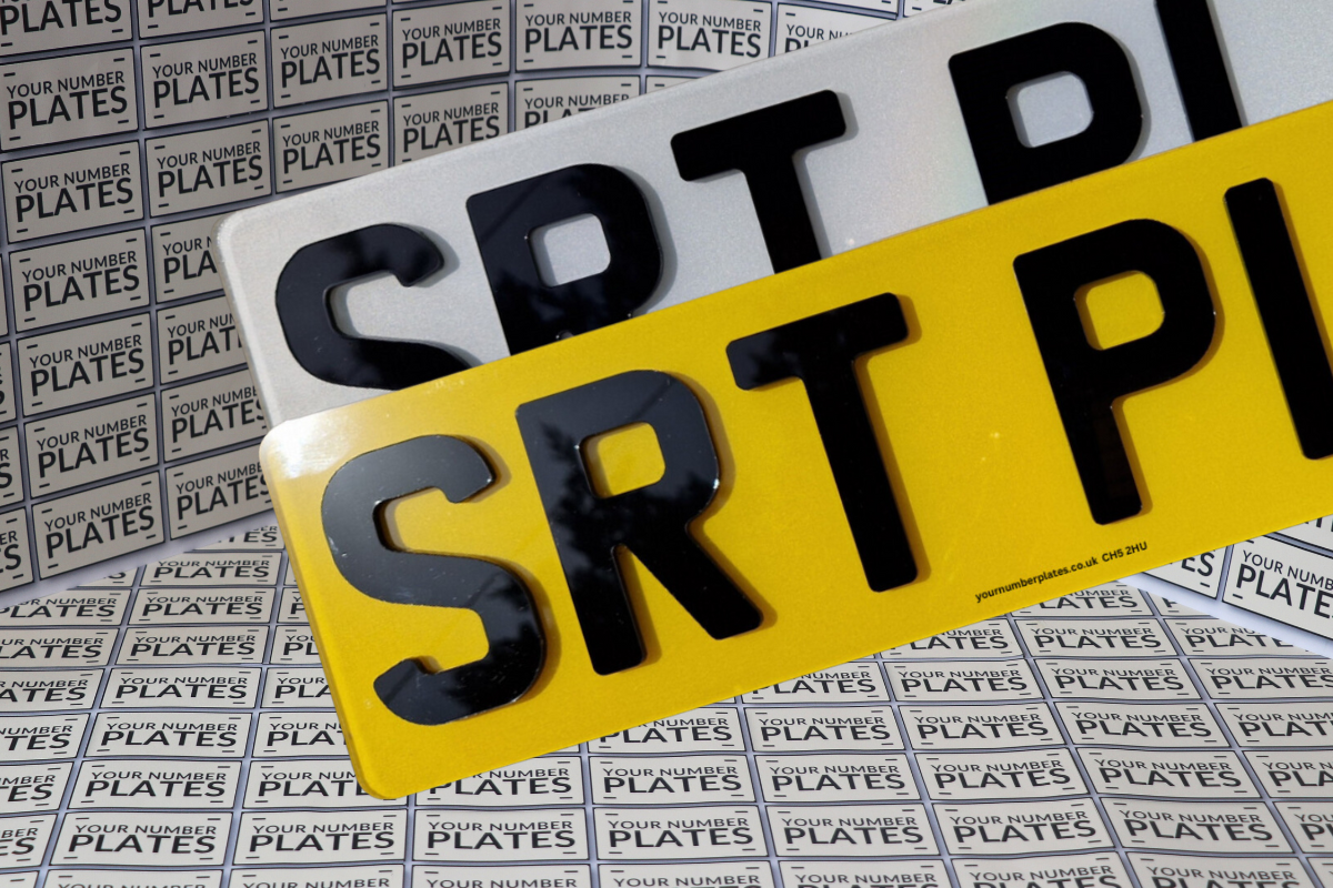 Replacement Short number plates 6 full digits