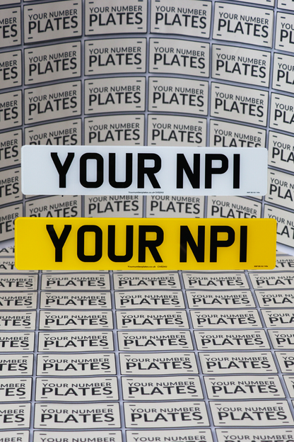 Replacement Number Plates