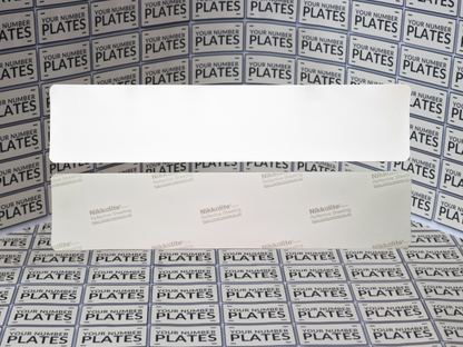 BS AU 145e white Nikkalite reflective for number plate production