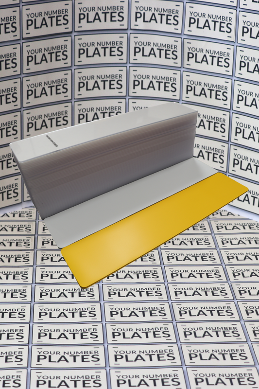 50 blank number plate acrylics and reflectives