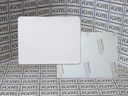 Nikkalite white reflective backing 237 x 178mm for trailer registration plates