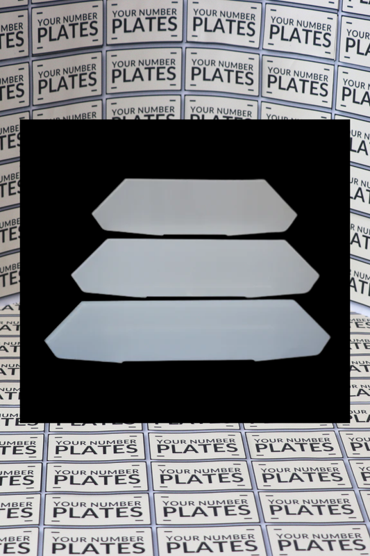 hex 3 number plate acrylics