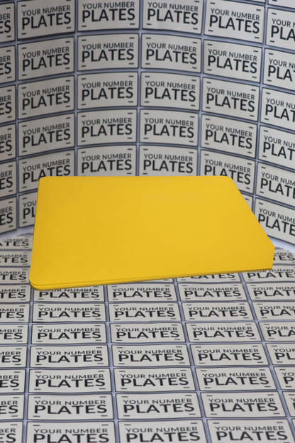 Motorcycle reflective yellow 237 mm x 178mm