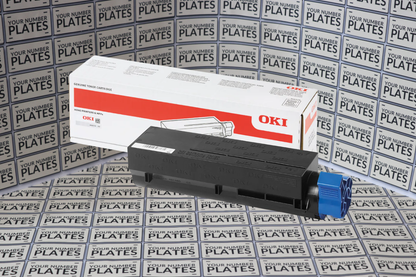 Original OKI B432 B412 black toner cartridge box for sharp prints on number plate reflective material