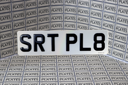 3D short plate 6 digit front