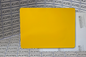 trailer plate reflective yellow 284 x 210mm