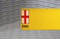 yellow reflective with travel flag